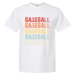 Retro Baseball Gift Baseball Lover Funny Gift Garment-Dyed Heavyweight T-Shirt