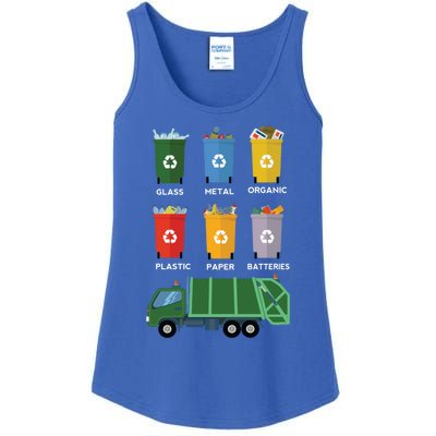 Recycle Bin Garbage Day Waste Aget Garbage Truck Cute Gift Ladies Essential Tank