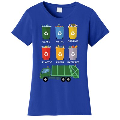 Recycle Bin Garbage Day Waste Aget Garbage Truck Cute Gift Women's T-Shirt