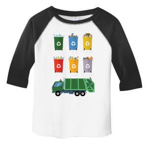 Recycle Bin Garbage Day Waste Aget Garbage Truck Cute Gift Toddler Fine Jersey T-Shirt