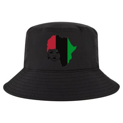 Red Black Green Flag African Queen Hair Black Owned Business Gift Cool Comfort Performance Bucket Hat