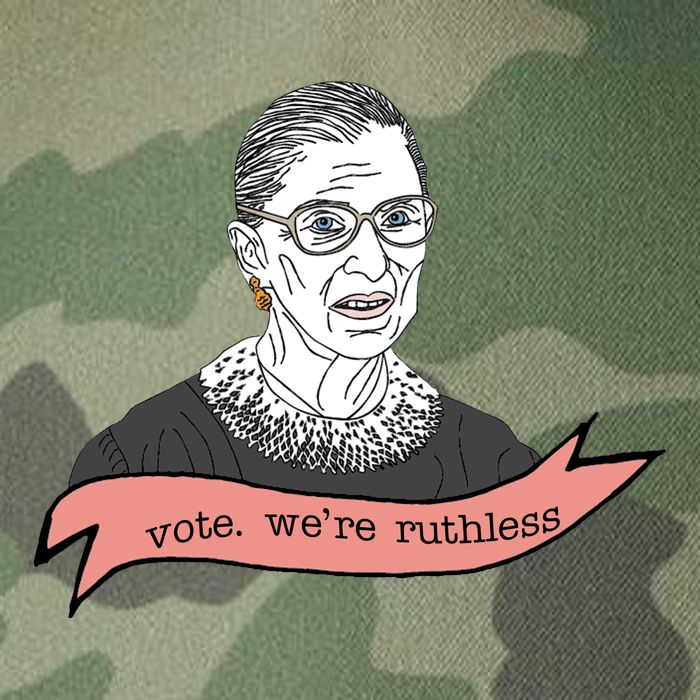 Ruth Bader Ginsburg Vote We Are Ruthless Feminist Legacy Tie Dye Trucker Hat
