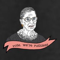 Ruth Bader Ginsburg Vote We Are Ruthless Feminist Cool Comfort Performance Bucket Hat