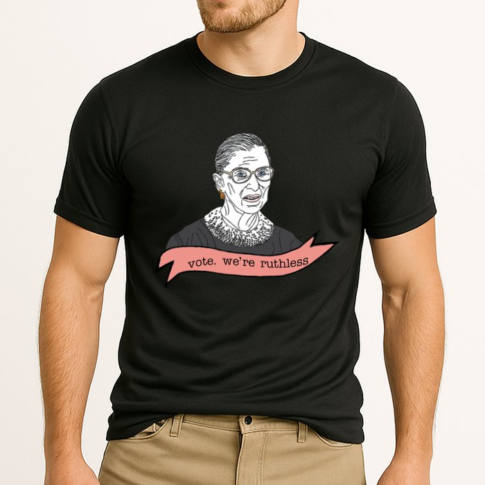 Ruth Bader Ginsburg Vote We Are Ruthless Feminist Performance Shirt