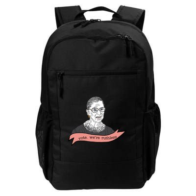 Ruth Bader Ginsburg Vote We Are Ruthless Feminist Backpack