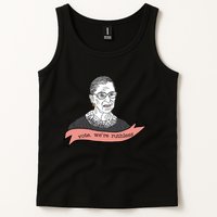 Ruth Bader Ginsburg Vote We Are Ruthless Feminist Tank Top