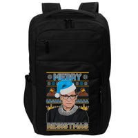 Ruth Bader Ginsburg RBG Merry Resistmas Ugly Christmas Sweater Impact Tech Backpack