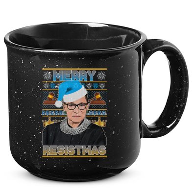 Ruth Bader Ginsburg RBG Merry Resistmas Ugly Christmas Sweater 15oz Campfire Ceramic Mug