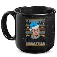 Ruth Bader Ginsburg RBG Merry Resistmas Ugly Christmas Sweater 15oz Campfire Ceramic Mug