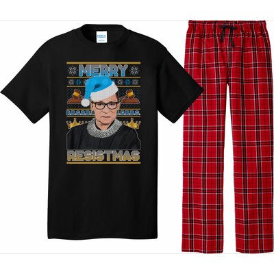 Ruth Bader Ginsburg RBG Merry Resistmas Ugly Christmas Sweater Pajama Set