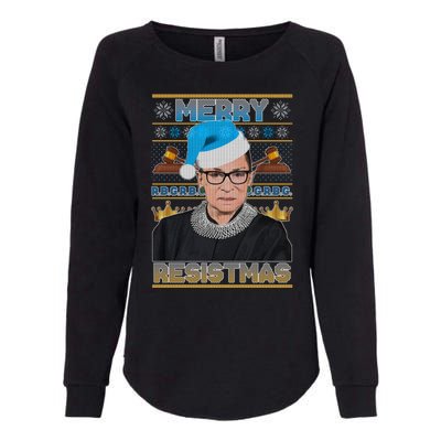 Ruth Bader Ginsburg RBG Merry Resistmas Ugly Christmas Sweater Womens California Wash Sweatshirt