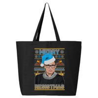 Ruth Bader Ginsburg RBG Merry Resistmas Ugly Christmas Sweater 25L Jumbo Tote