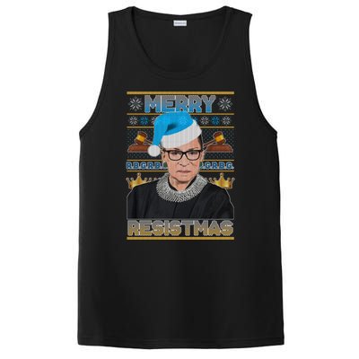 Ruth Bader Ginsburg RBG Merry Resistmas Ugly Christmas Sweater PosiCharge Competitor Tank