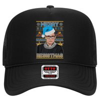 Ruth Bader Ginsburg RBG Merry Resistmas Ugly Christmas Sweater Hat