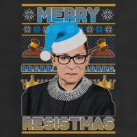 Ruth Bader Ginsburg RBG Merry Resistmas Ugly Christmas Sweater Hat