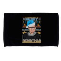 Ruth Bader Ginsburg RBG Merry Resistmas Ugly Christmas Sweater Microfiber Hand Towel