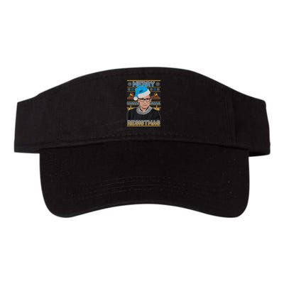 Ruth Bader Ginsburg RBG Merry Resistmas Ugly Christmas Sweater Visor