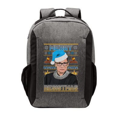 Ruth Bader Ginsburg RBG Merry Resistmas Ugly Christmas Sweater Vector Backpack