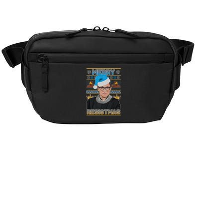 Ruth Bader Ginsburg RBG Merry Resistmas Ugly Christmas Sweater Crossbody Pack