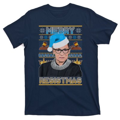 Ruth Bader Ginsburg RBG Merry Resistmas Ugly Christmas Sweater T-Shirt