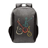 Retro Bluegrass Guitars Banjos Fiddles Mandolins Vector Backpack