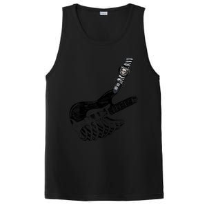 Rock Bass Guitar Skull Rock Guitarist Bass Player Musician PosiCharge Competitor Tank