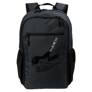 Rock Bass Guitar Skull Rock Guitarist Bass Player Musician Daily Commute Backpack