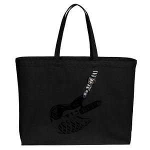 Rock Bass Guitar Skull Rock Guitarist Bass Player Musician Cotton Canvas Jumbo Tote