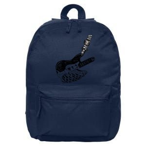 Rock Bass Guitar Skull Rock Guitarist Bass Player Musician 16 in Basic Backpack