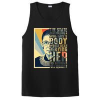 Ruth Bader Ginsburg My Body My Choice Rbg For Women PosiCharge Competitor Tank