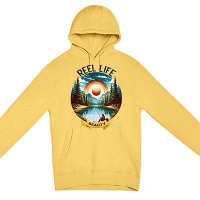 Reellife Beauty Grunge Hook Fishinglife Man Women Premium Pullover Hoodie