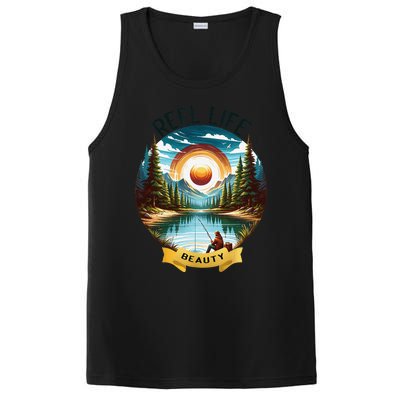 Reellife Beauty Grunge Hook Fishinglife Man Women PosiCharge Competitor Tank