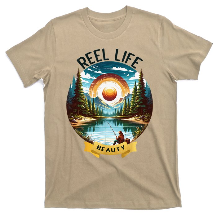 Reellife Beauty Grunge Hook Fishinglife Man Women T-Shirt