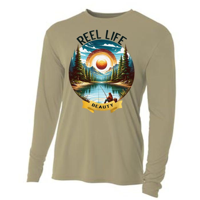 Reellife Beauty Grunge Hook Fishinglife Man Women Cooling Performance Long Sleeve Crew