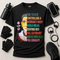 Ruth Bader Ginsburg Pro Choice Feminist RBG Supreme Court Cooling Performance Crew T-Shirt