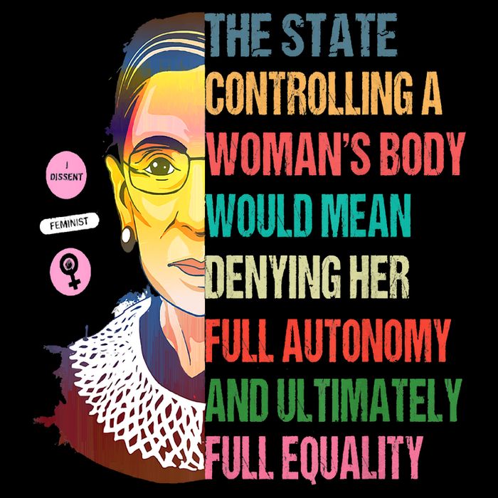 Ruth Bader Ginsburg Pro Choice Feminist RBG Supreme Court Cooling Performance Crew T-Shirt