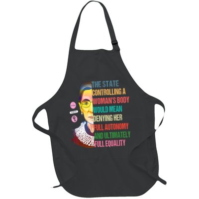 Ruth Bader Ginsburg Pro Choice Feminist RBG Supreme Court Apron