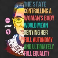 Ruth Bader Ginsburg Pro Choice Feminist RBG Supreme Court Adult Drive Performance Visor