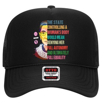 Ruth Bader Ginsburg Pro Choice Feminist RBG Supreme Court Hat