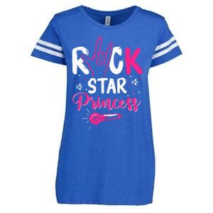 Rockstar Birthday Girl Rock Star Princess Party Music Enza Ladies Jersey Football T-Shirt