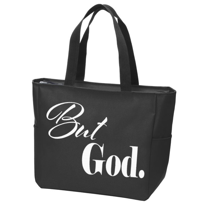 Religious But God Zip Tote Bag