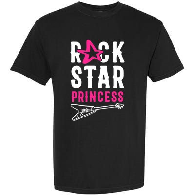 Rockstar Birthday Girl Rock Star Princess Party Music Garment-Dyed Heavyweight T-Shirt