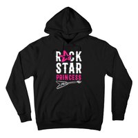 Rockstar Birthday Girl Rock Star Princess Party Music Hoodie