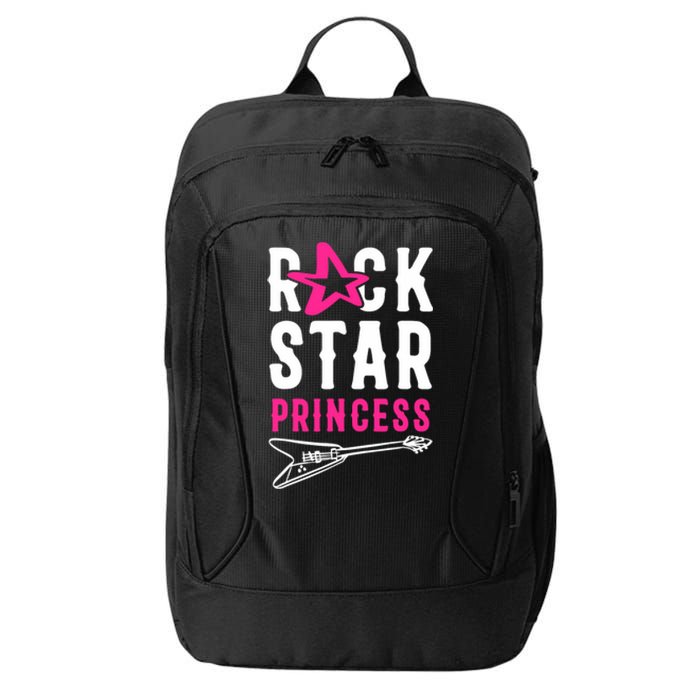 Rockstar Birthday Girl Rock Star Princess Party Music City Backpack