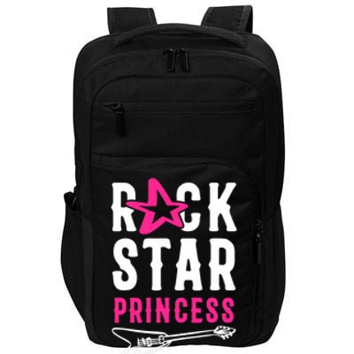 Rockstar Birthday Girl Rock Star Princess Party Music Impact Tech Backpack