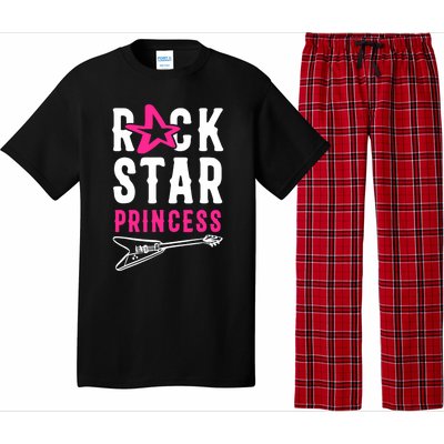 Rockstar Birthday Girl Rock Star Princess Party Music Pajama Set