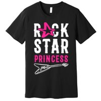 Rockstar Birthday Girl Rock Star Princess Party Music Premium T-Shirt