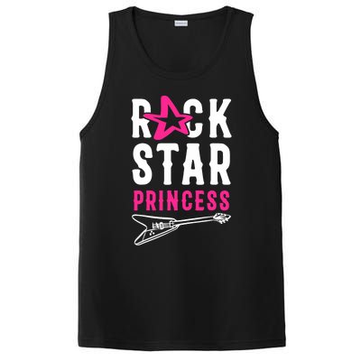 Rockstar Birthday Girl Rock Star Princess Party Music PosiCharge Competitor Tank