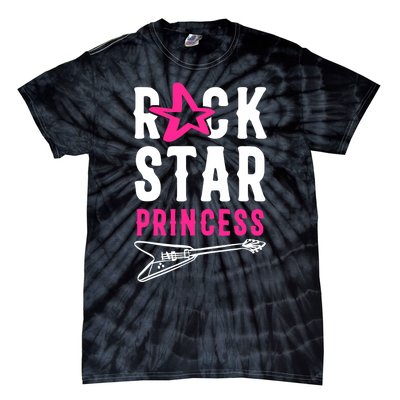 Rockstar Birthday Girl Rock Star Princess Party Music Tie-Dye T-Shirt