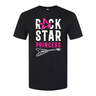 Rockstar Birthday Girl Rock Star Princess Party Music Softstyle CVC T-Shirt